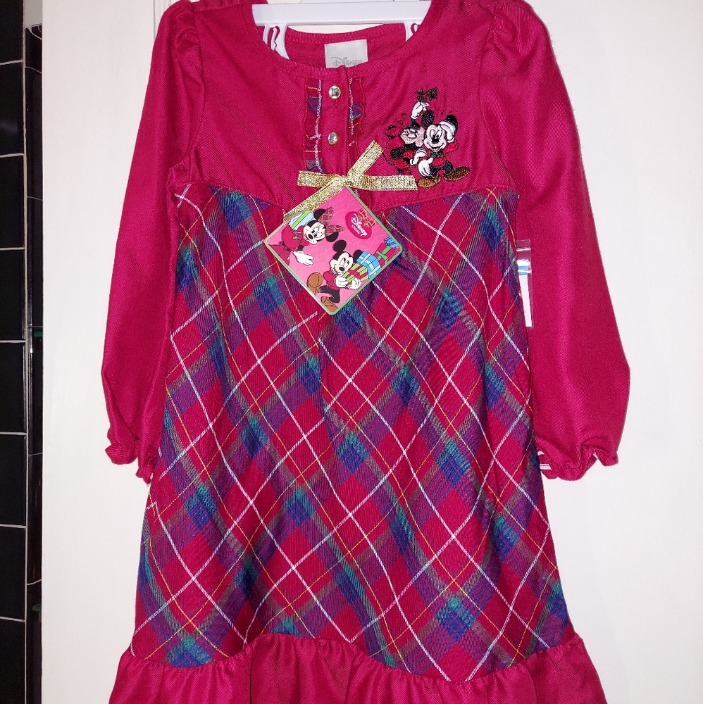 Toddler Disney Mickey & Minnie Christmas nightgown